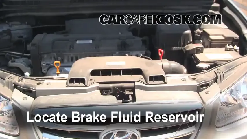 2010 Hyundai Elantra GLS 2.0L 4 Cyl. Brake Fluid Add Fluid